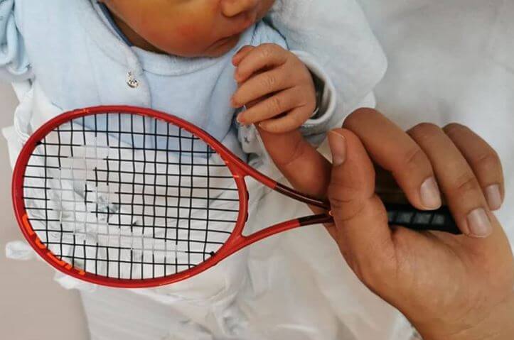 Kristina Milkovic's son, Baldo Cilic.